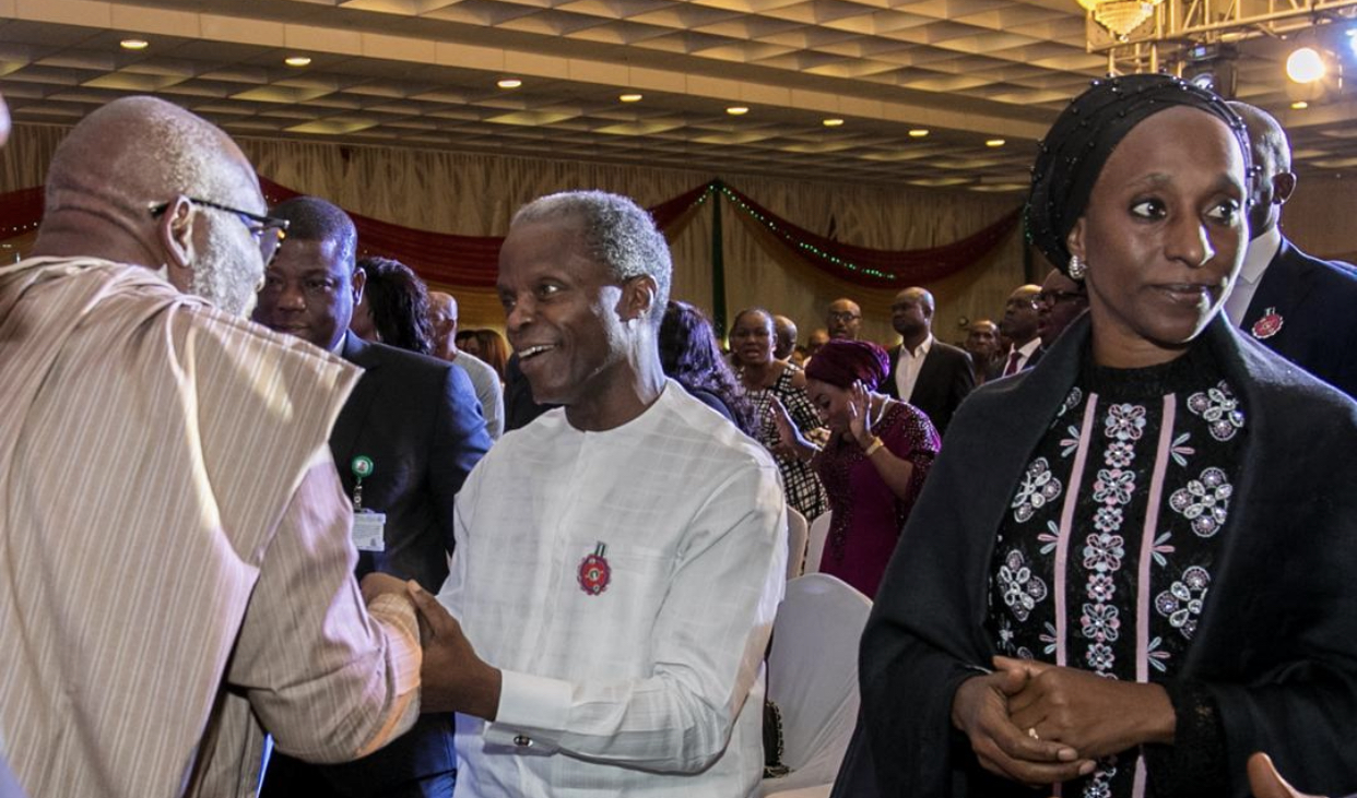 Yemi Osinbajo and his wife, Dolapo Osinbajo