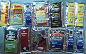 Alcoholic beverages in sachet