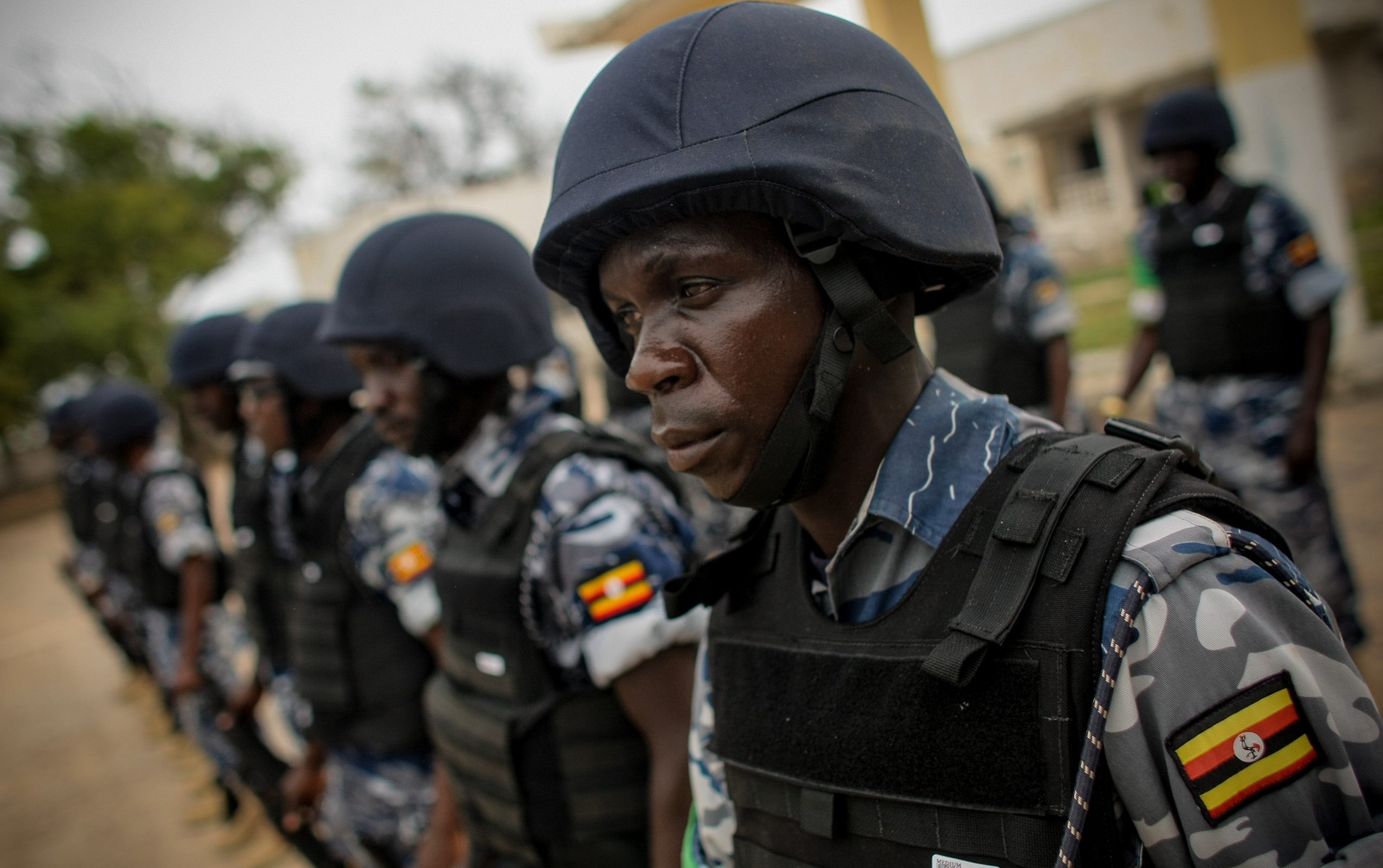 Photo of Ugandan policemen used to illustrate this story (Credit: Newdelhitimes.com)
