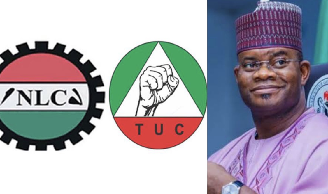 NLC, TUC, Yahaya Bello