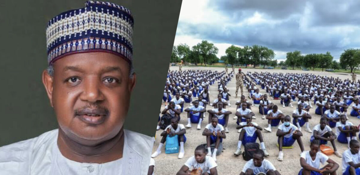 Nigerian Army Recruits and Governor Atiku Bagudu