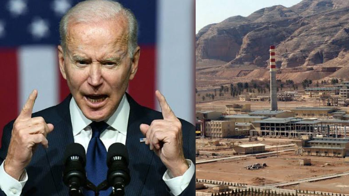 Joe Biden, Iran nuclear site