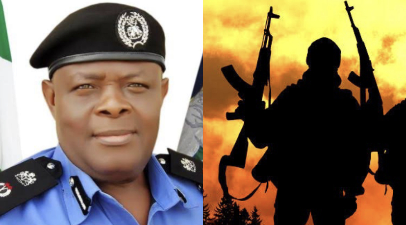 A composite of Ondo Commissioner of Police and Gunmen used to illustrate story.