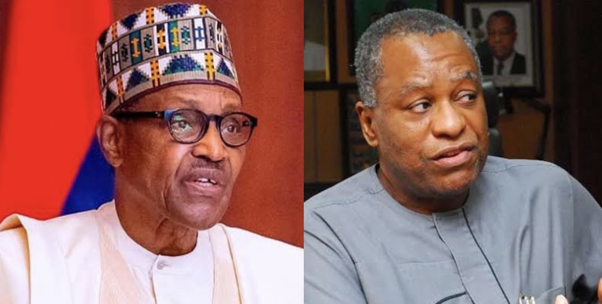 Muhammadu Buhari and Geoffrey Onyeama