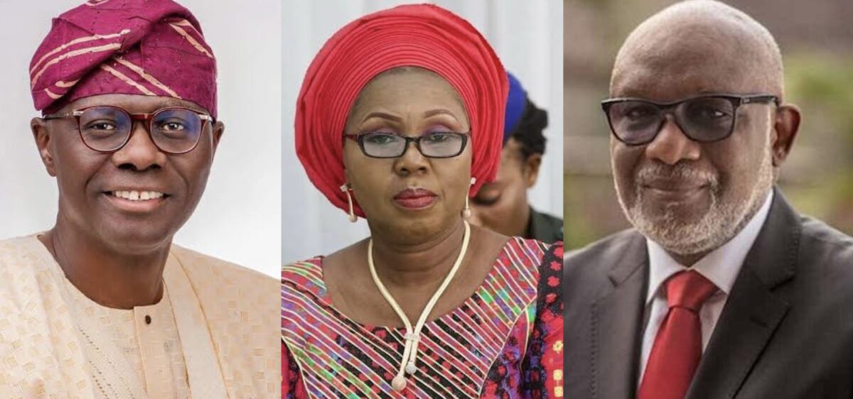 Sanwo-Olu, Rotimi and Betty Akeredolu