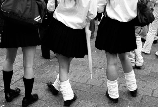 Students with miniskirts