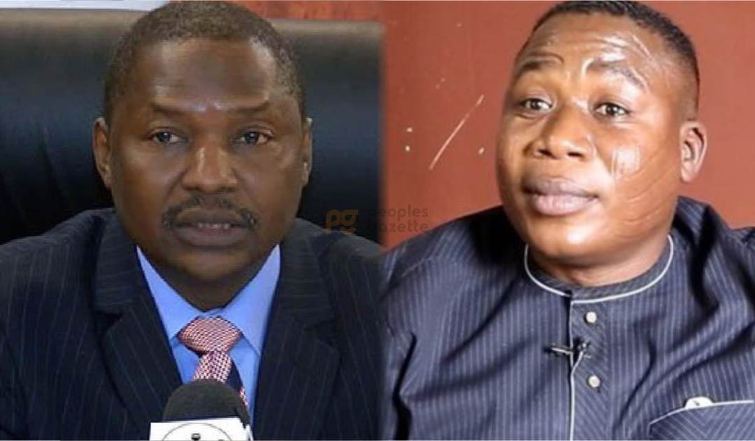 AGF Abubakar Malami and Sunday Igboho