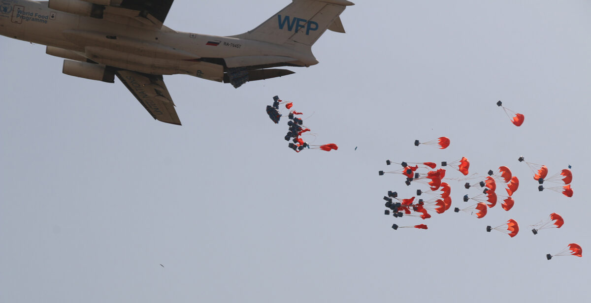 AIRDROP OF FOOD
