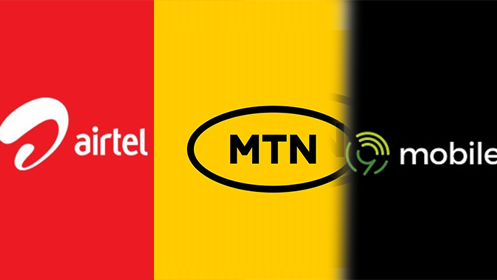 AIRTEL; MTN; 9MOBILE