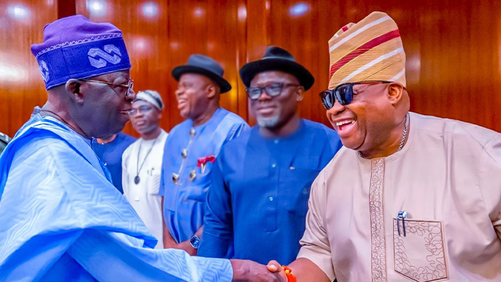 President Bola Tinubu and Gov Ademola Adeleke
