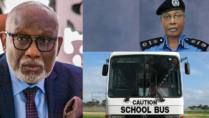 Akeredolu, IGP, school bus