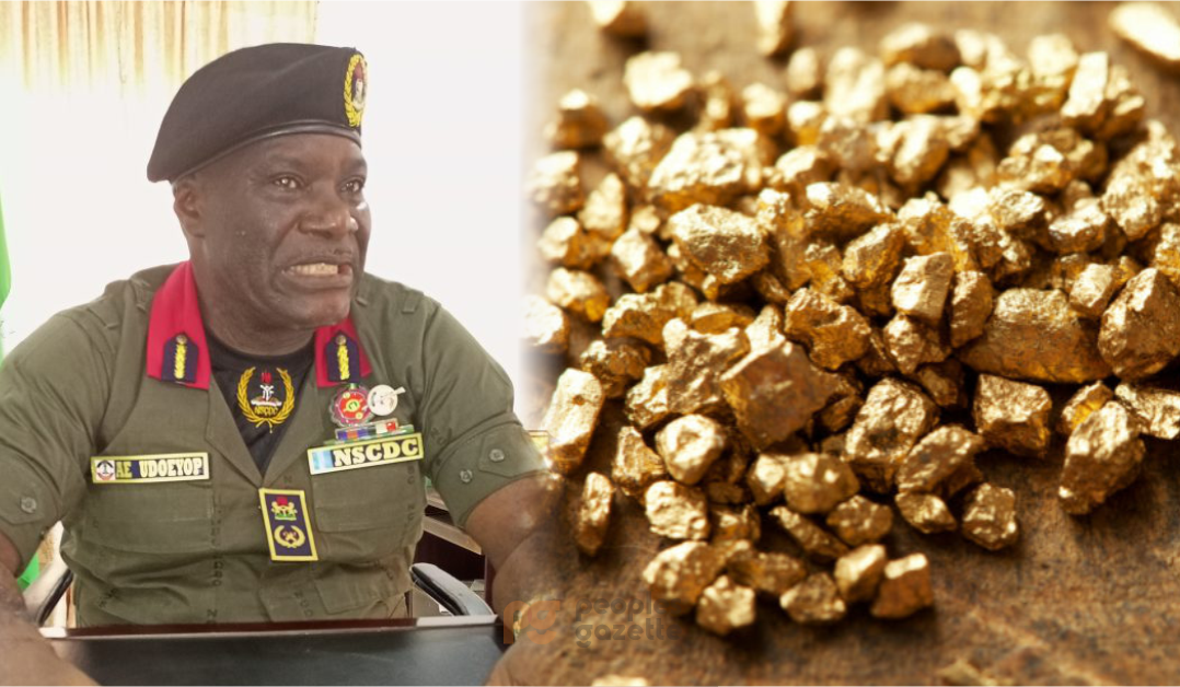 Aniekan Udoeyop and raw gold