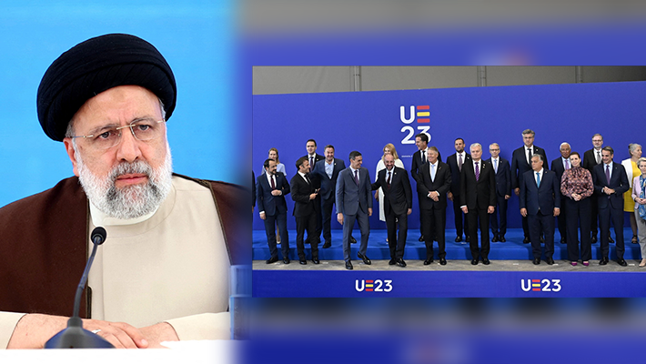 EU leaders and Raisi