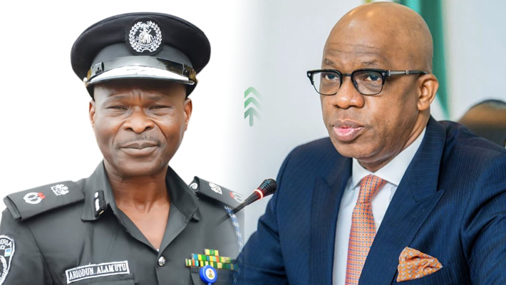 Police commissioner in Ogun and Dapo Abiodun