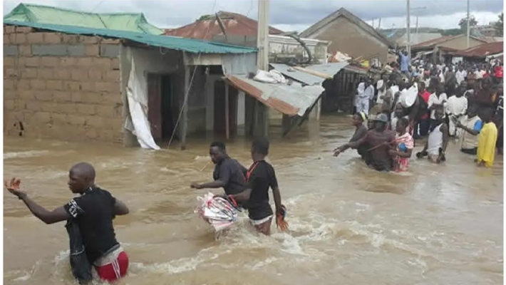 Community affected by rainstorm