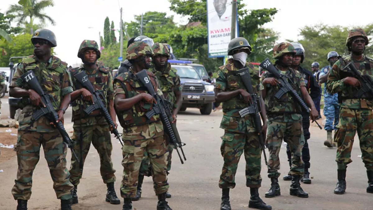 Ghanaian soldiers