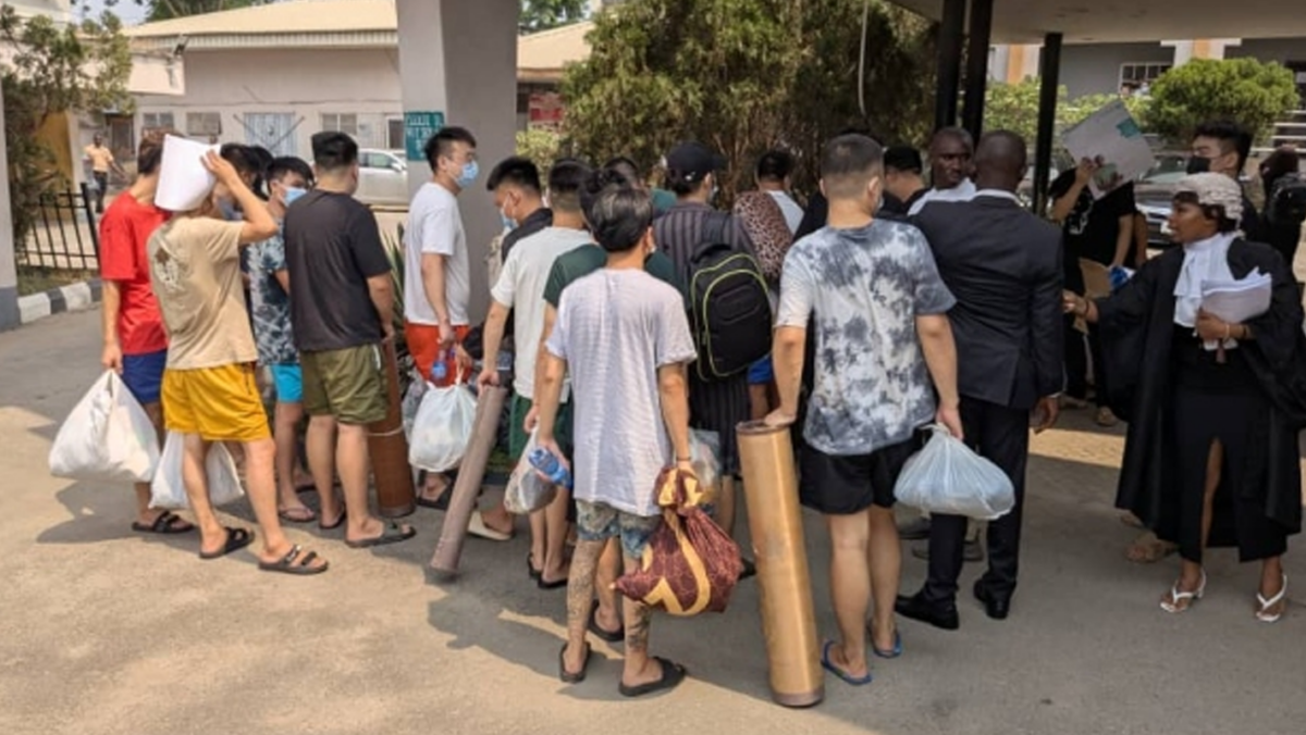 Arrested Chinese/Philippine in Nigeria