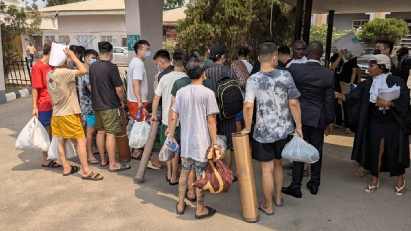 Arrested Chinese/Philippine in Nigeria