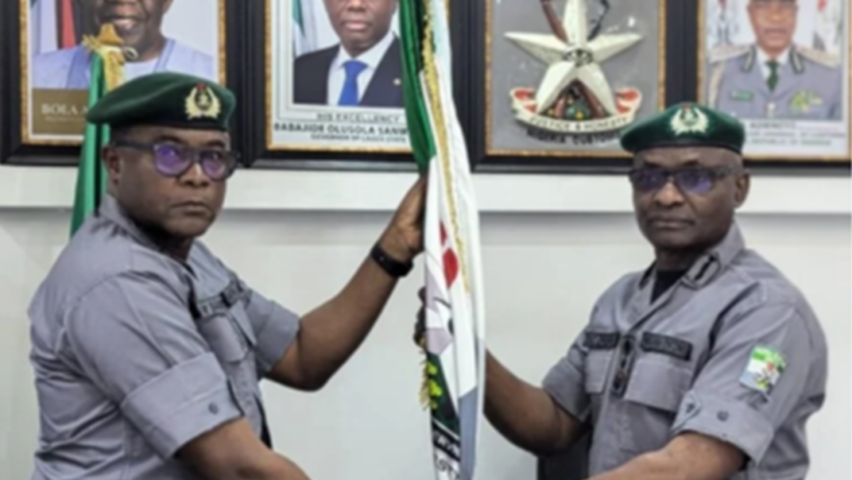 ACG Babadede and DCG Charles Orbih