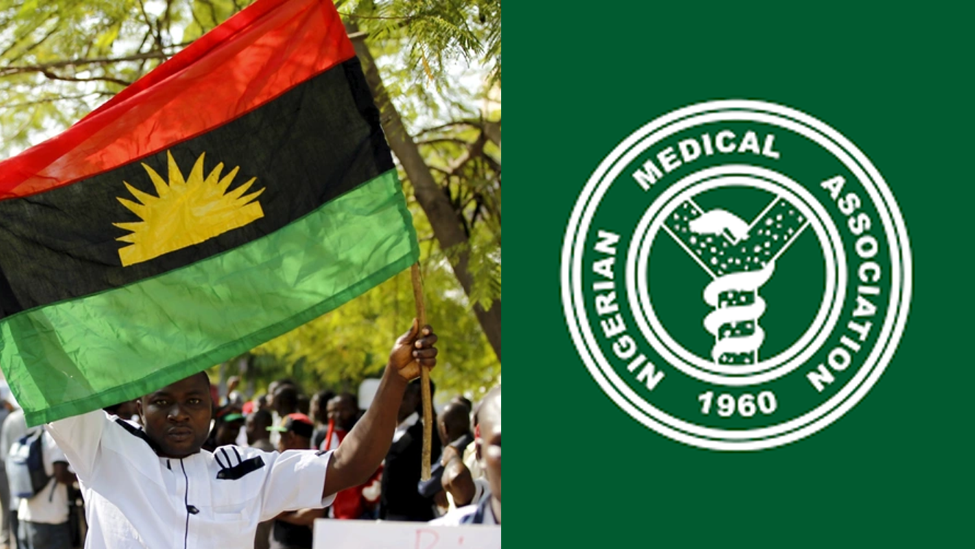 Indigenous People of Biafra Logo and Nigerian Medical Association Logo