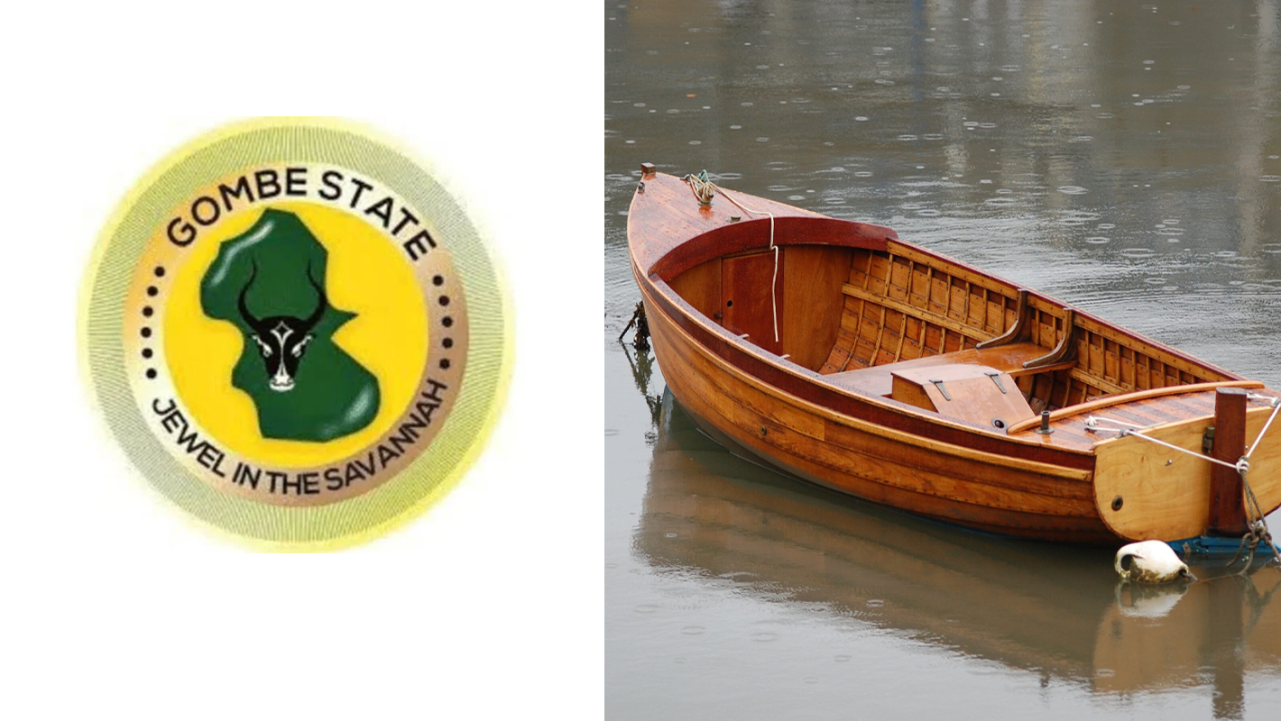 Gombe state logo/wooden boat