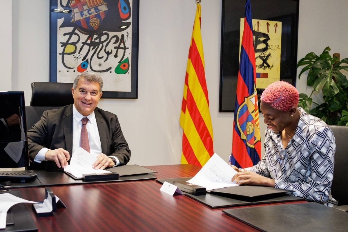 Asisat signing new deal with Barcelona FC