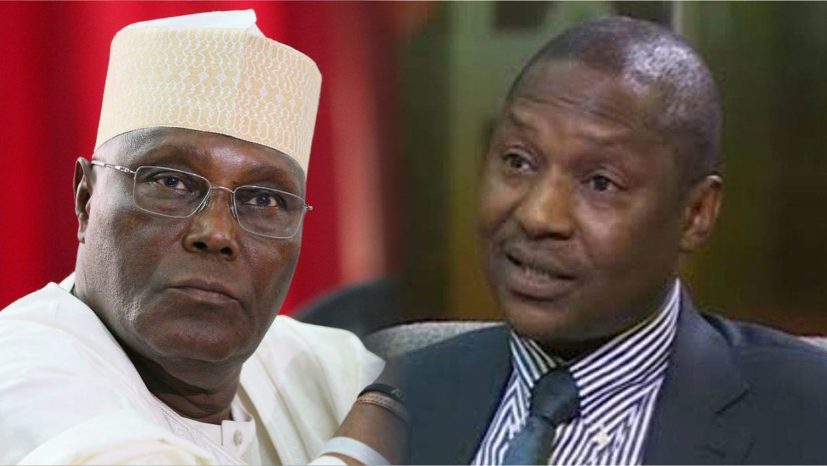 Atiku Abubakar and Abubakar Malami, Minister for Justice and Attorney-General