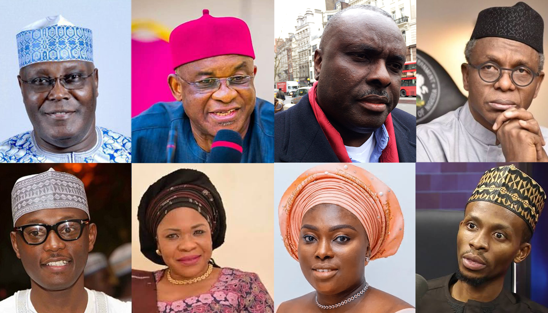 Atiku and Abba Abubakar; David Mark and Blessing Onyeche Onuh; Nasir El-Rufai and Bello El-Rufai; James Ibori vs Erhiatake Ibori-Suenu