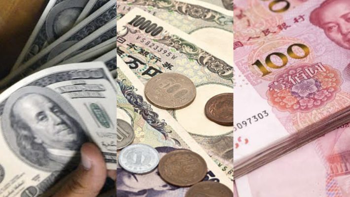Dollars, Yen, Renminbi