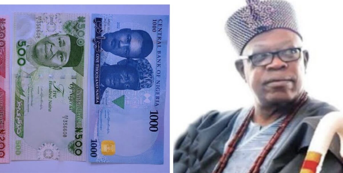 Olubadan, Oba Lekan Balogun and new naira notes