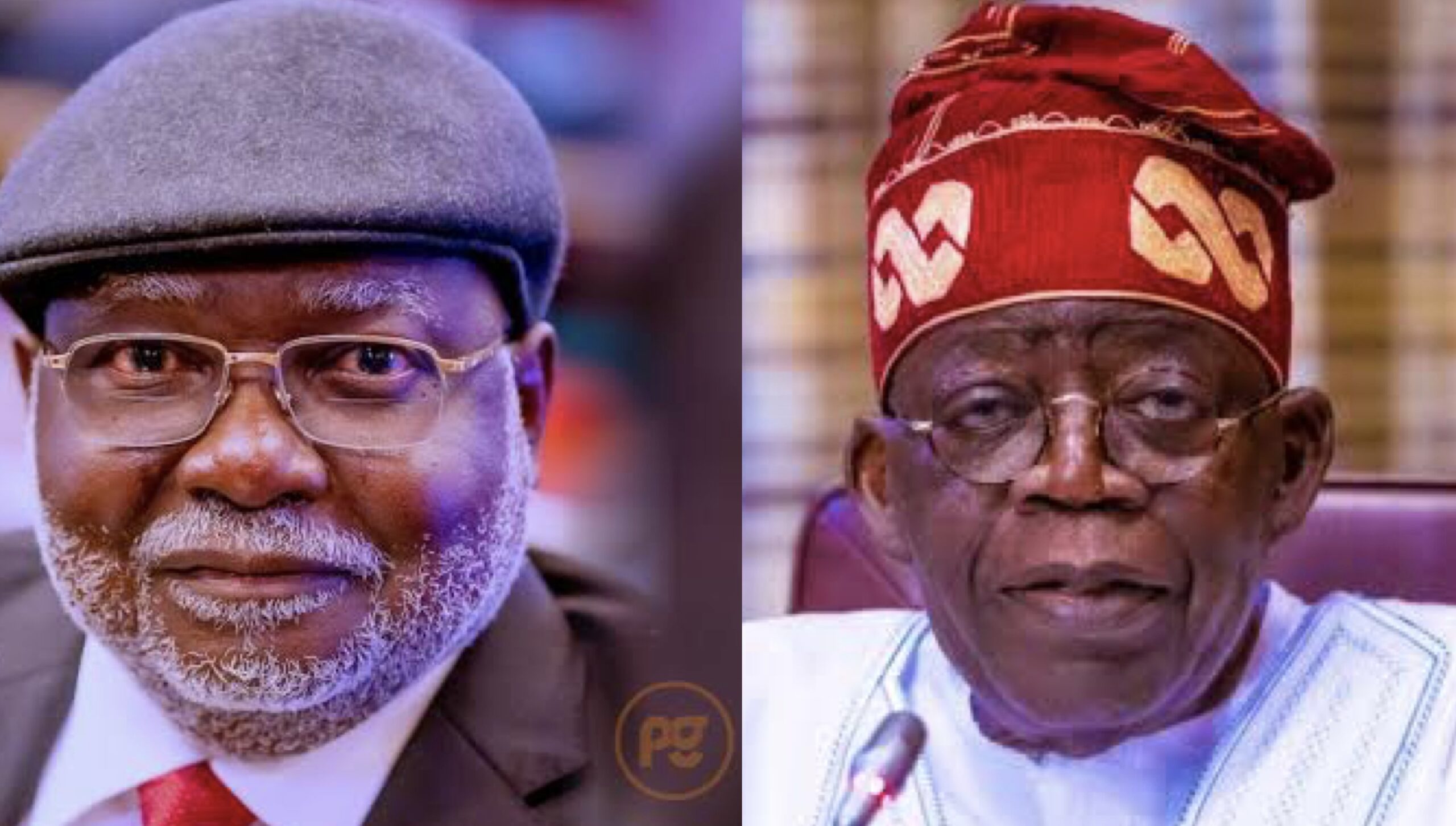 Chief Justice of Nigeria, OluwaKayode Ariwoola and President Bola Tinubu