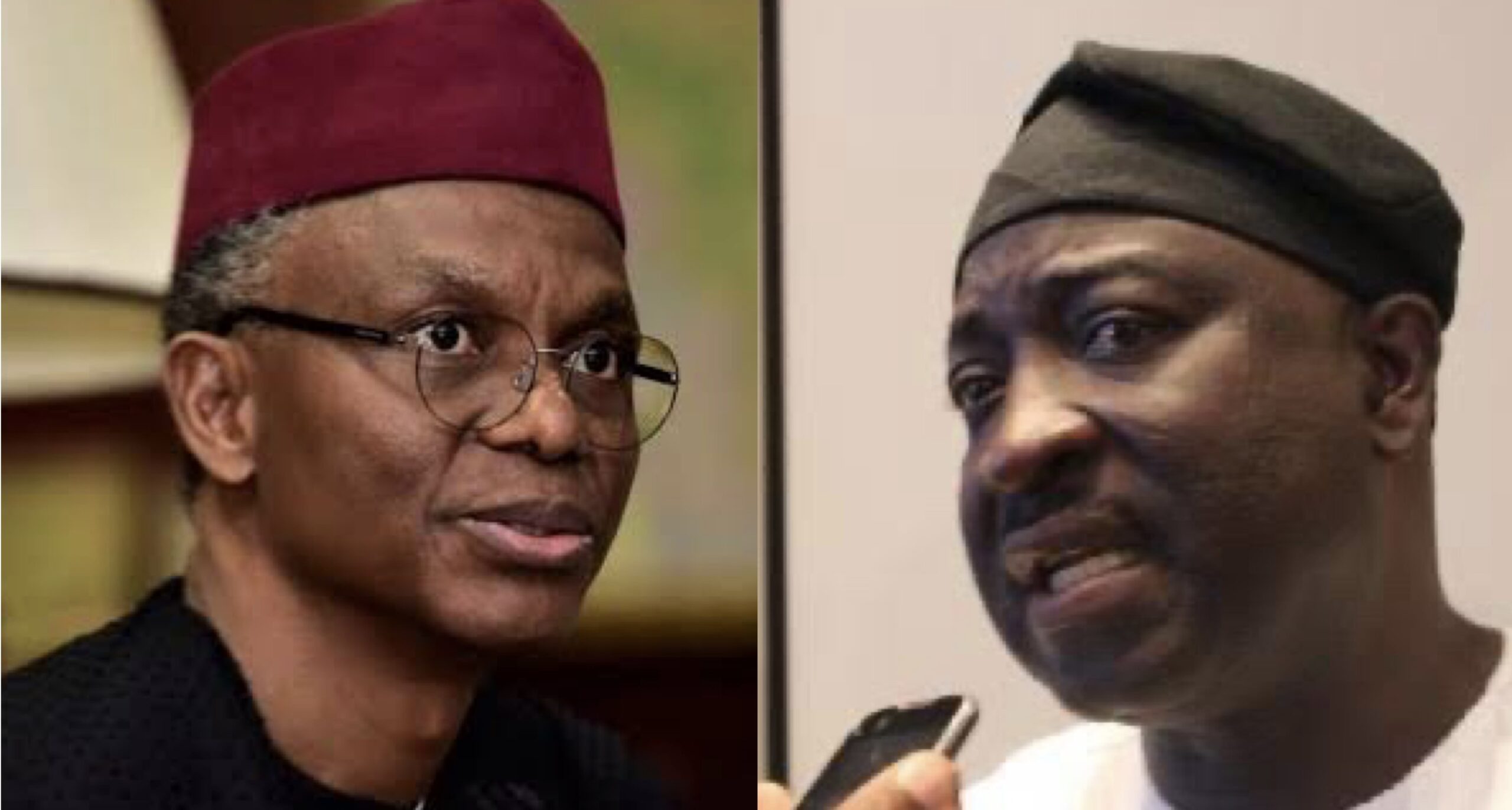 former Governor Nasir El-Rufai and Godfrey Gaiya