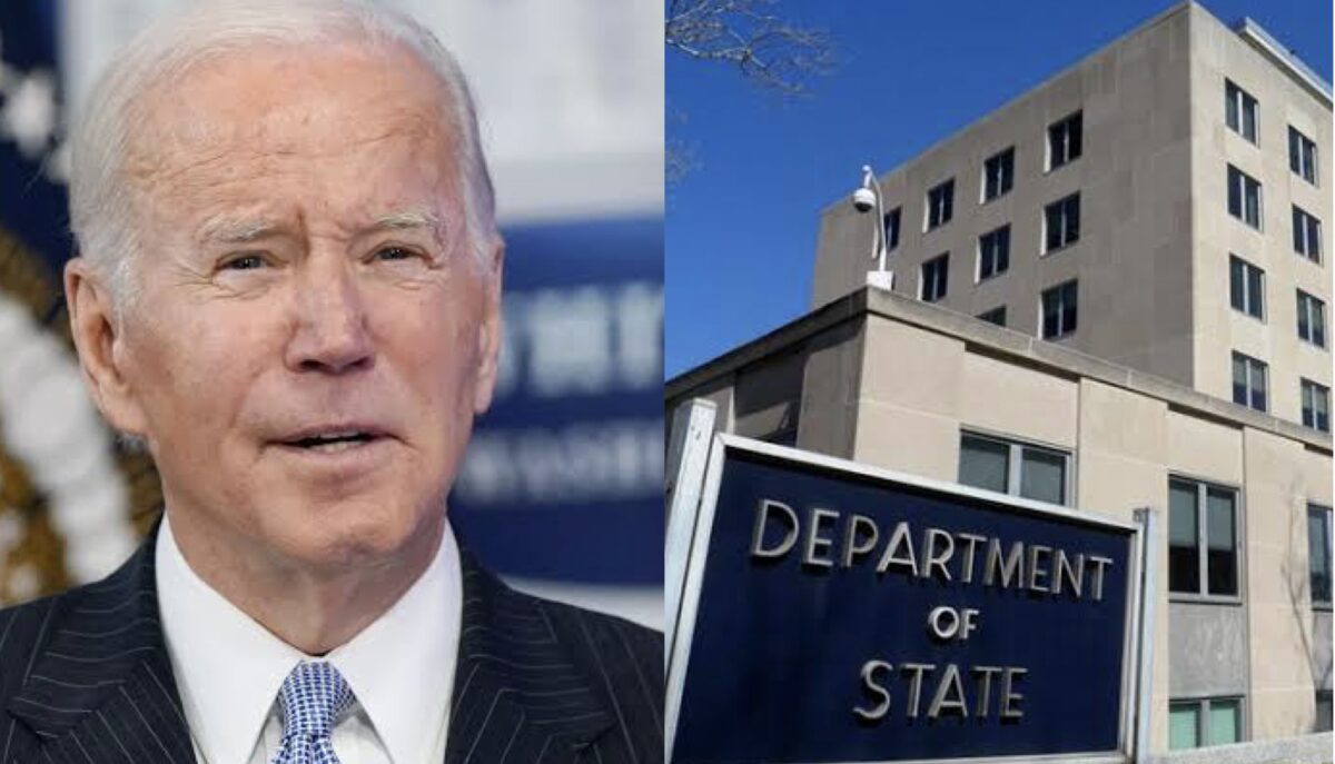 Joe Biden and US DEPARTMENT OF STATE