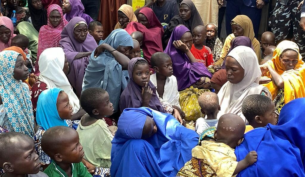 Boko Haram wives, children