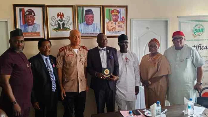 Babatunde Oguntade and the Lagos FRSC leadership