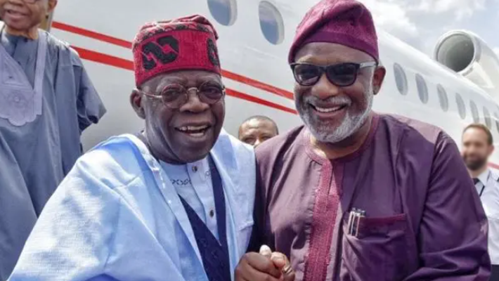 Bola Tinubu and Rotimi Akeredolu