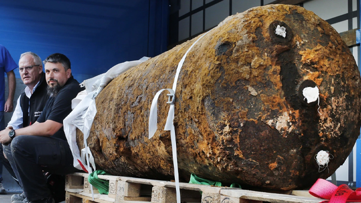 Bomb found at Frankfurt Airport (Credit NBC)