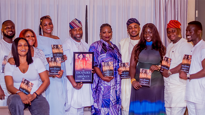 Samuel Olanrewaju and others at the Book review 