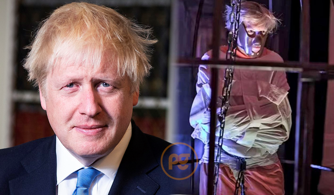 Boris Johnson and lookalike