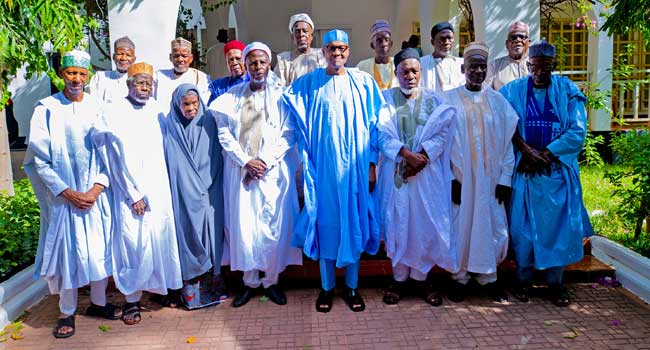 Buhari and ex-classamates