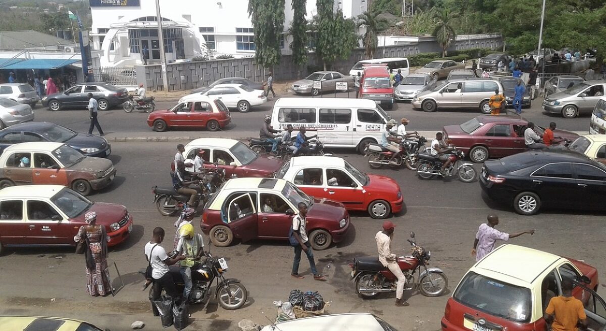 Cars and motorcycles in Oyo state used to illustrate the story