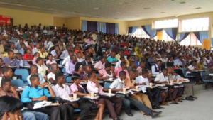 University students in Nigeria used to illustrate the story