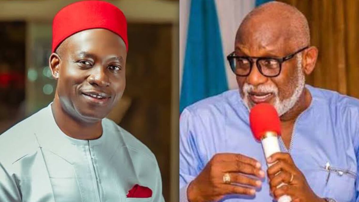 Governor Charlse Soludo and Governor of Ondo, Rotimi Akeredolu