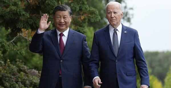 U.S. Joe Biden and China Xi Jinping