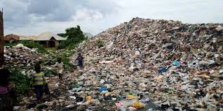 Waste dump used to illustrate the story