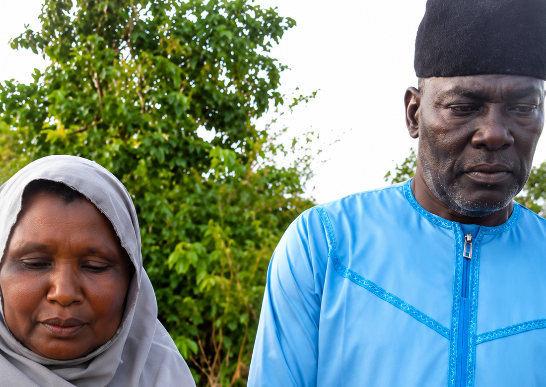 Rabe Abubakar and wife
