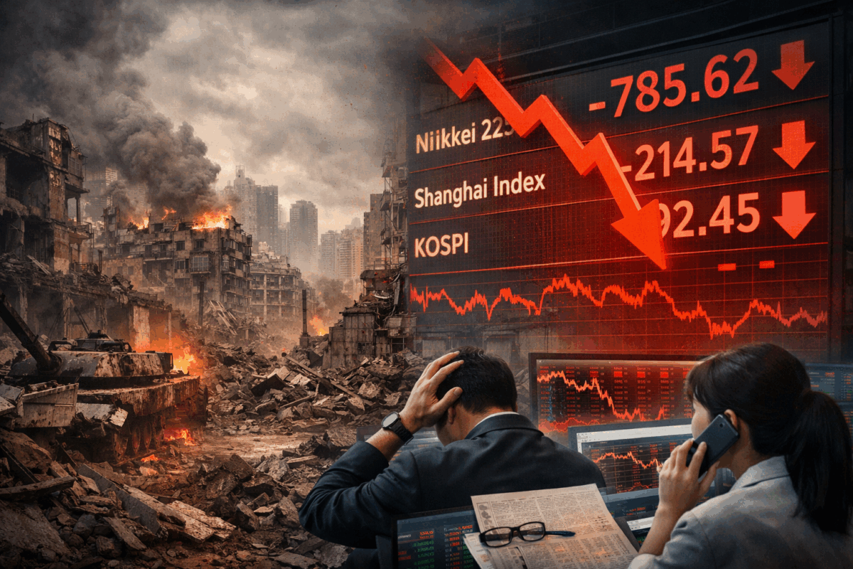 Ruins of the war/Asia n stocks