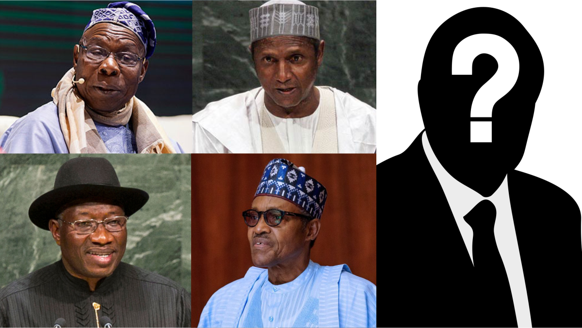 Chief Olusegun Obasanjo, Umaru Musa Yar'Adua, Goodluck Jonathan, Muhammadu Buhari
