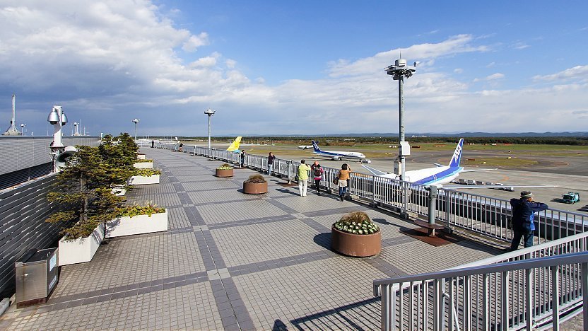 Chitose Airport in Hokkaido