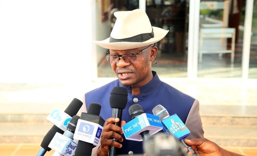 Mr Aniagwu addressing journalists